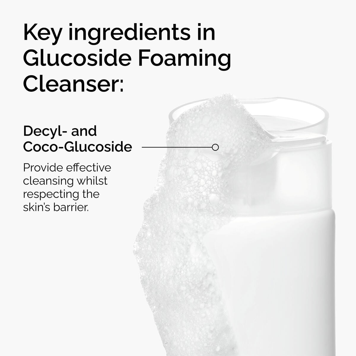 Glucoside Foaming Cleanser Gentle Cleansing Care Z2
