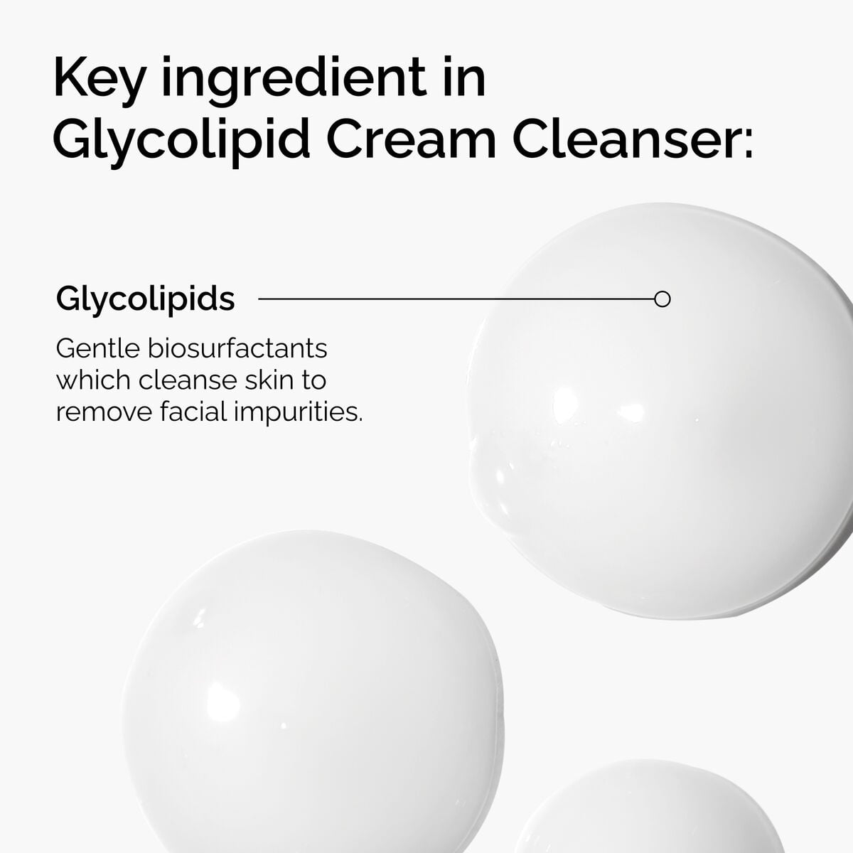 Glycolipid Cream Cleanser Gentle Cleansing Care E2