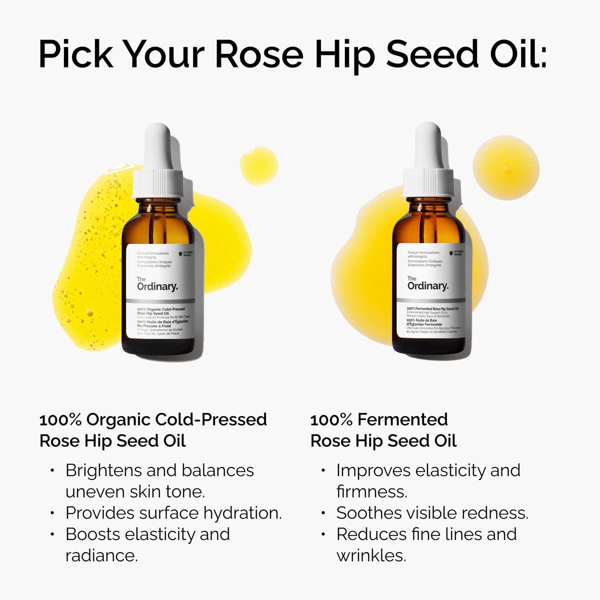 100% Organic Cold-Pressed Rose Hip Seed Oil