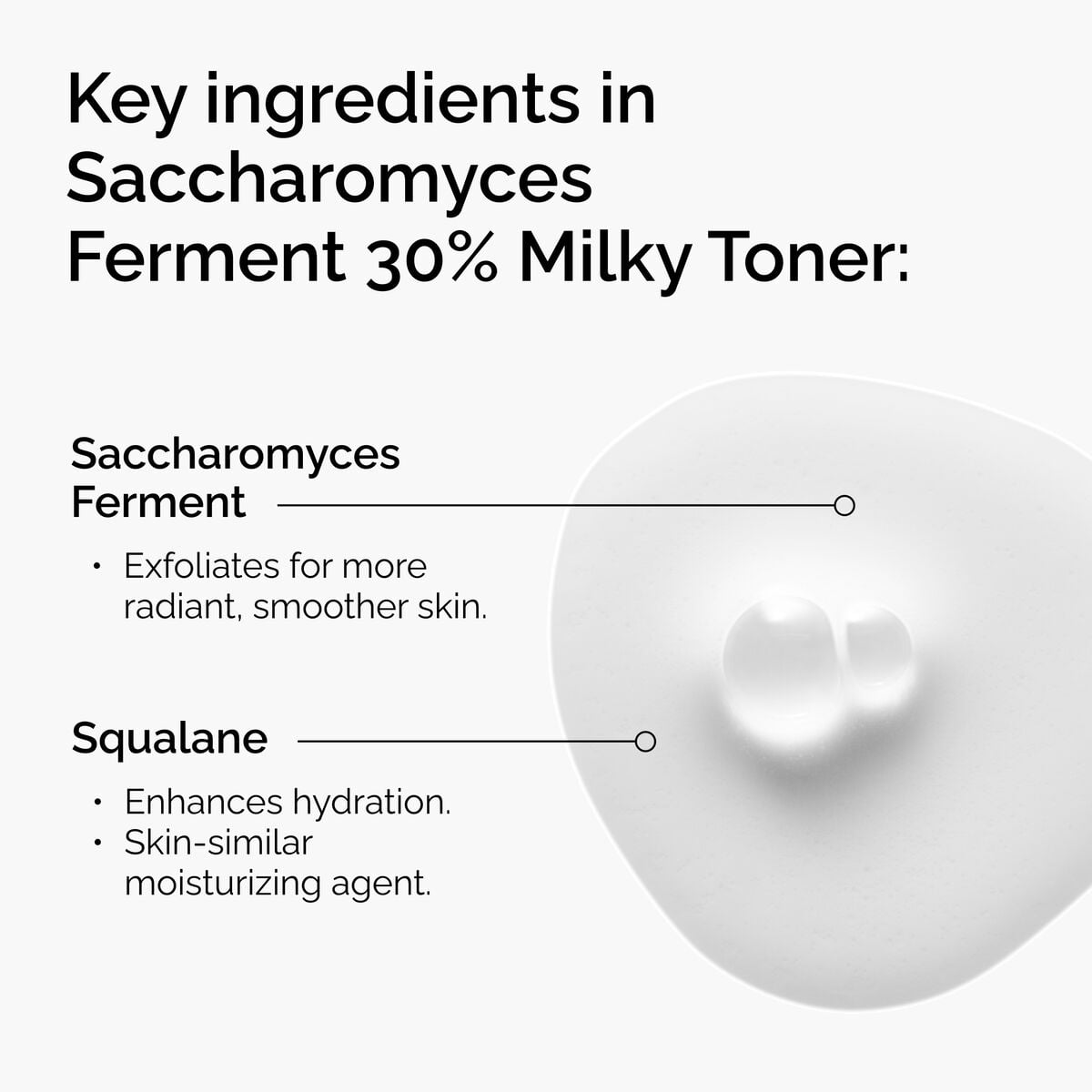 Saccharomyces Ferment 30% Milky Toner Daily Toning Care