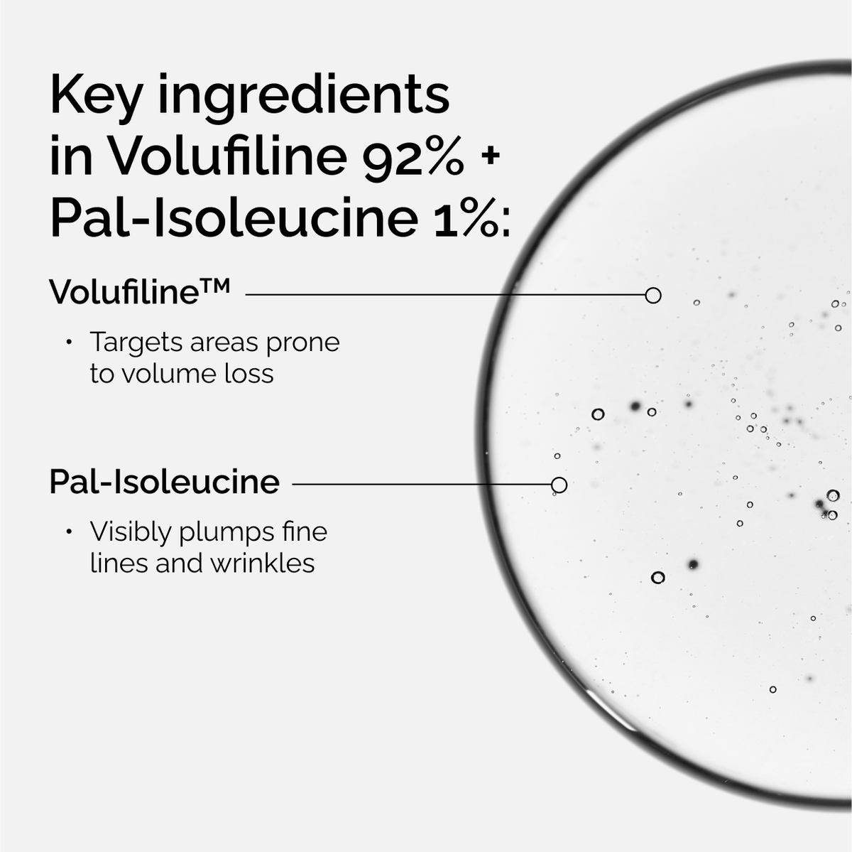 Volufiline 92% + Pal-Isoleucine 1% Targeted Serum Care